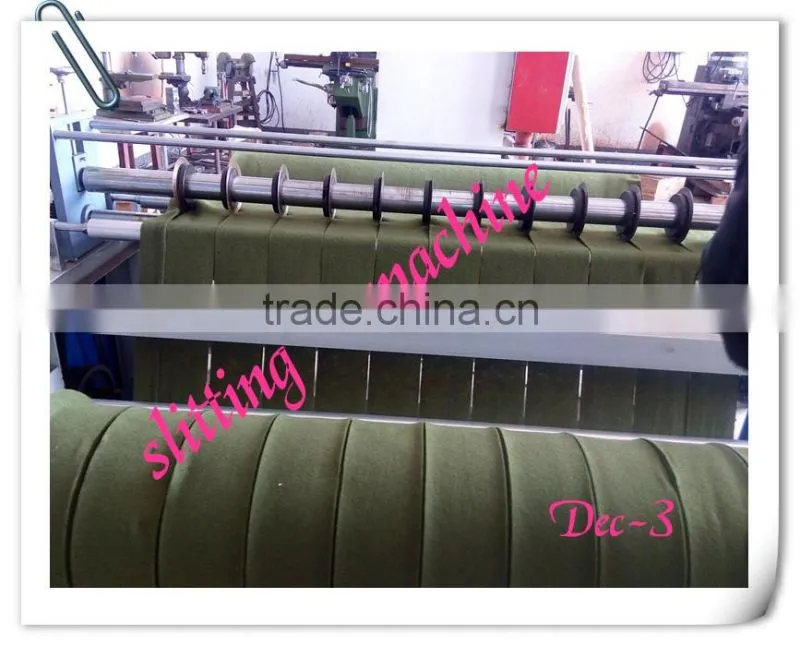 Automatic nonwoven slitting machine