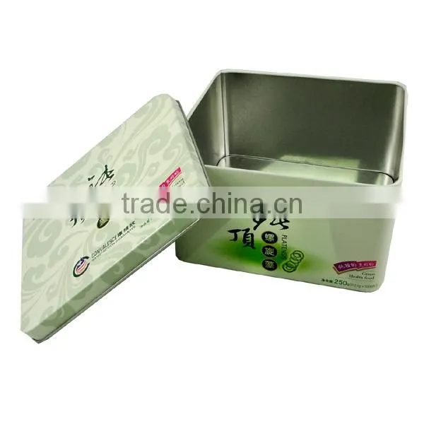 R308 embossed candy custom made tin box