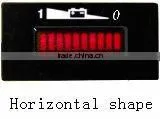Led display battery meter