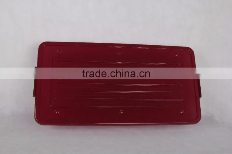 Durable transparent stackable plastic storage box