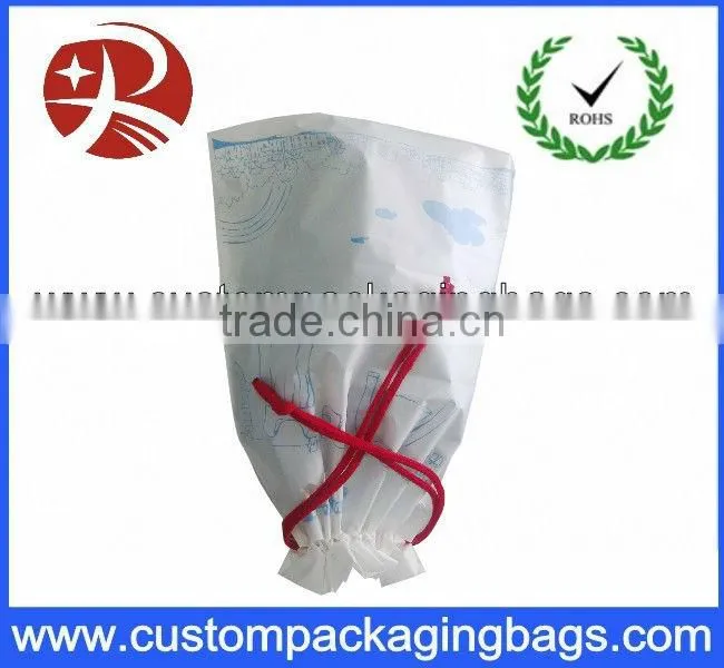 Customized waterproof drawstring bags for promotional