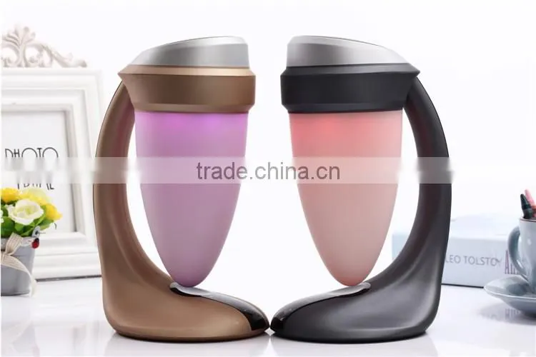 Top selling products wireless big colorful power bank FM bluetooth with led light