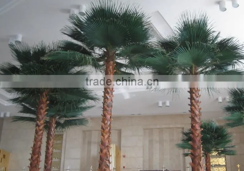 Factory specially artificial palm tree leaf for park landscaping decoration,palm leaf basket