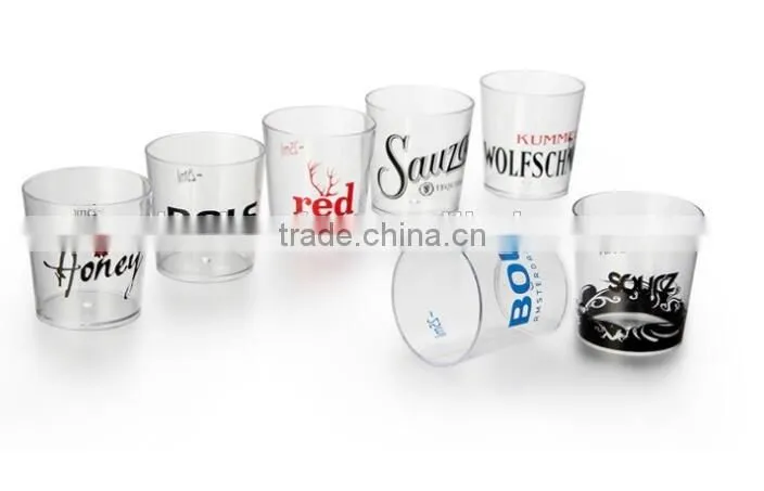PS High quality 30ml Custom liqueur tequila /Spirit glass/ Shot Glasses cup