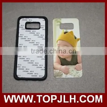Sublimation silicone case TPU cover for Samsung S8 edge cell phone