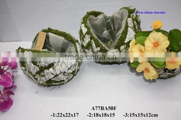 moss basket for florist