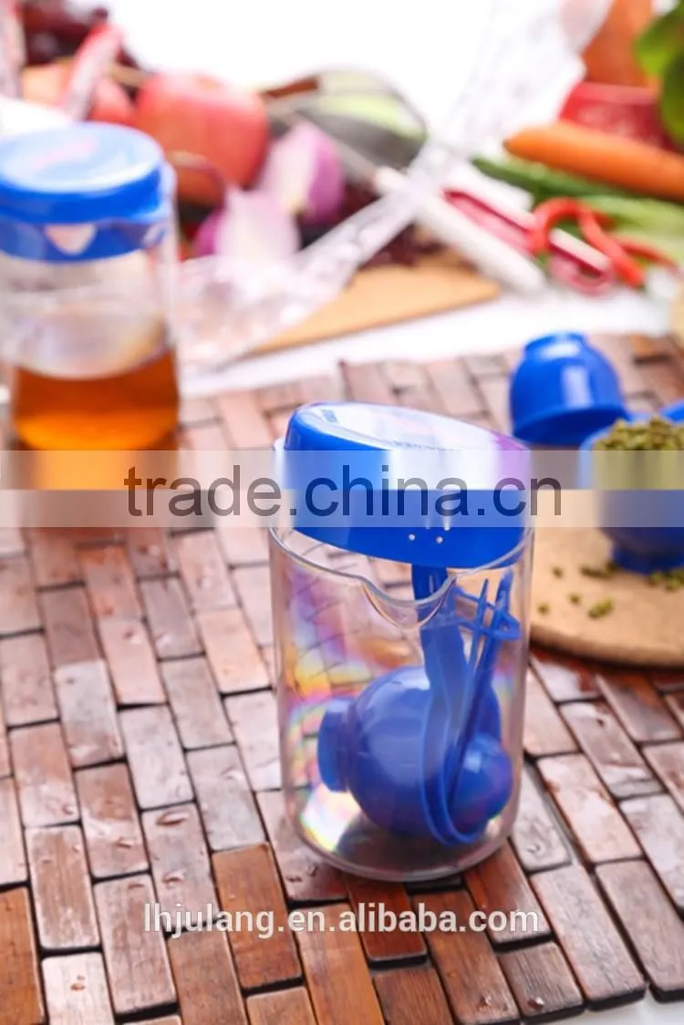 Plastic measuring cup 6pcs set/plastic measuring cup set