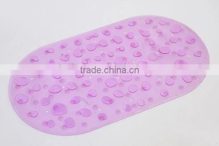 Durable cross texture hot sell rubber anti-slip pvc bath mat