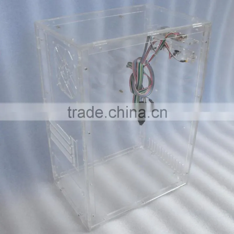 Custom Plexiglass Acrylic Computer Case with Led Light