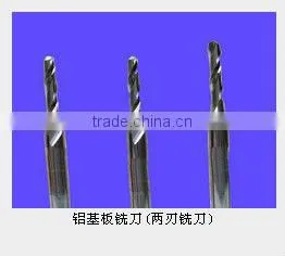 high quliaty aluminum end mill with various sizes for aluminum substrate