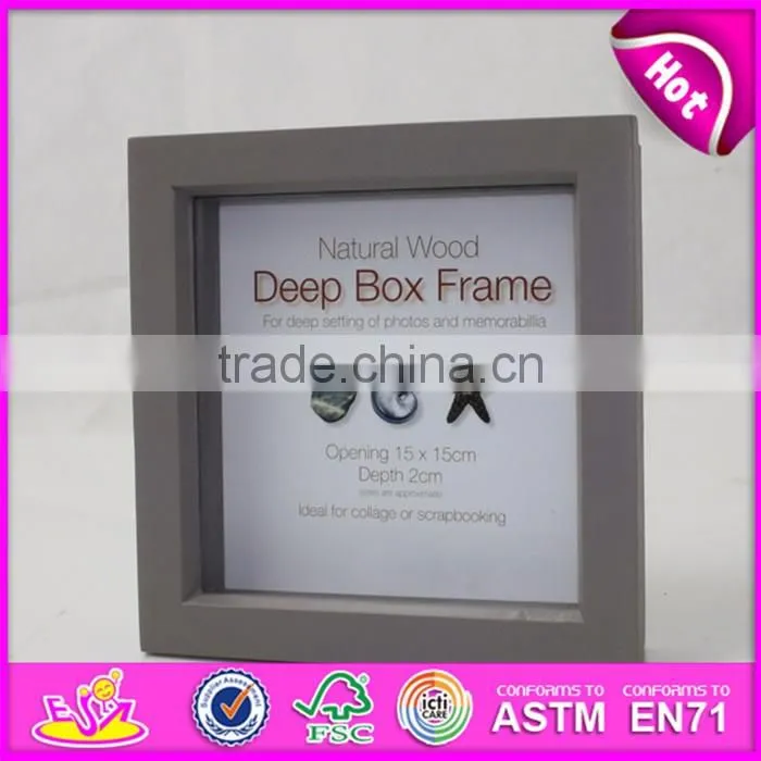 Customize home decoration wooden photo picture frame for sale W09A012