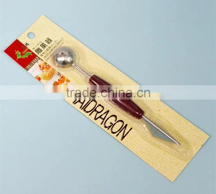 ST-2438 Stainless Steel Fruit Digging Spoon and Fruit Carving