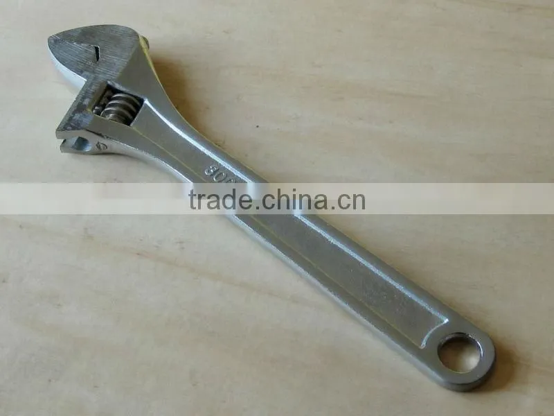 PVC handle adjustable wrench 300mm