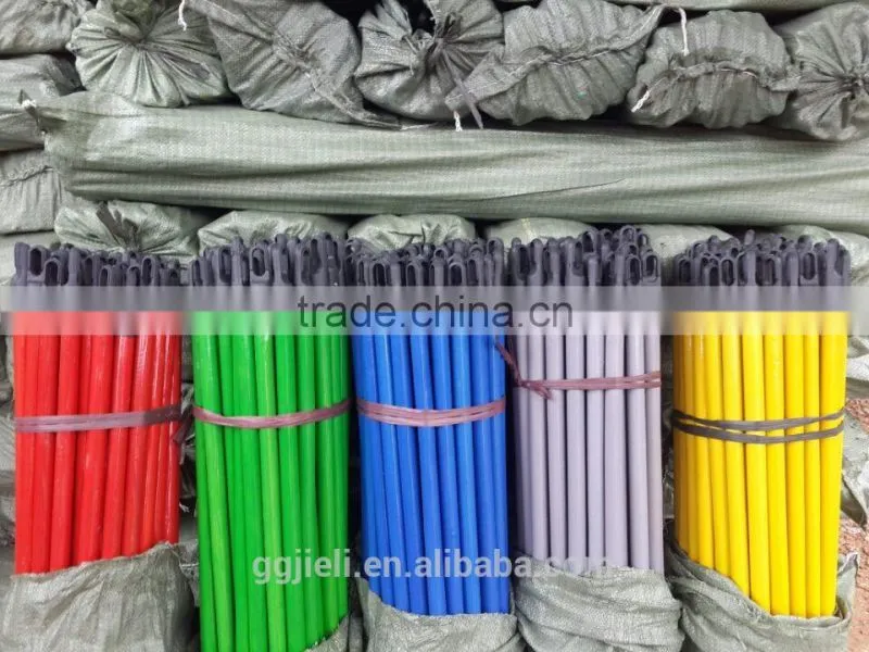 wholesale pvc coated wooden broom handle