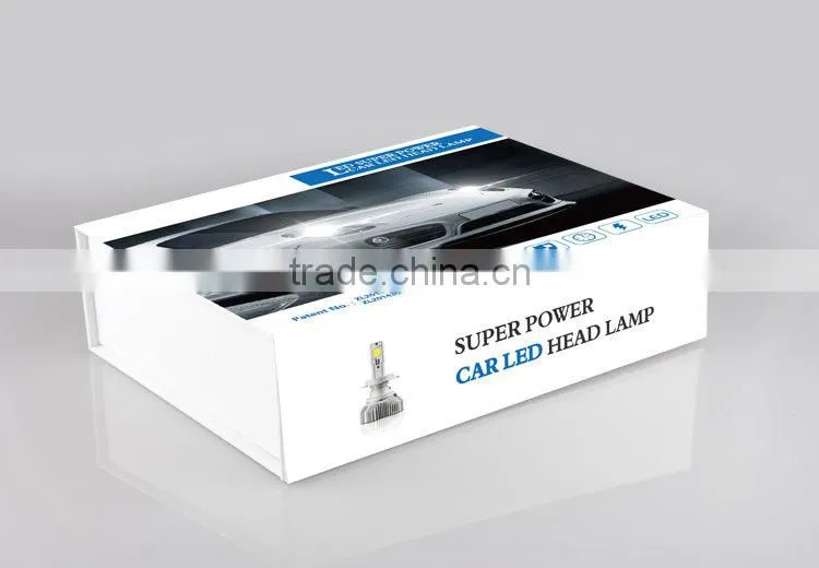 Car HID light,led headlight, 50w cree headlight H1 50W COB Chips 3600LM LED High Power H1 50W Car Fog Headlight H4 HI-LOW