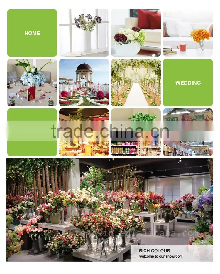 china wholesale silk flower artificial real touch cherry blossom good quality for decoration
