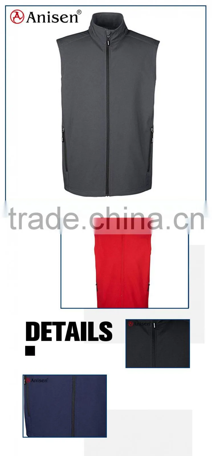 alibaba express wholesale fleece men vest