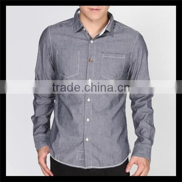 directly supplier custom design fashion two pockets t shirt plain