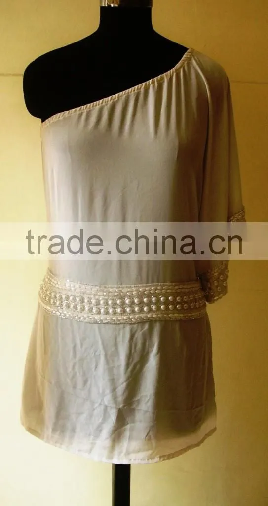 ladies one shoulder top