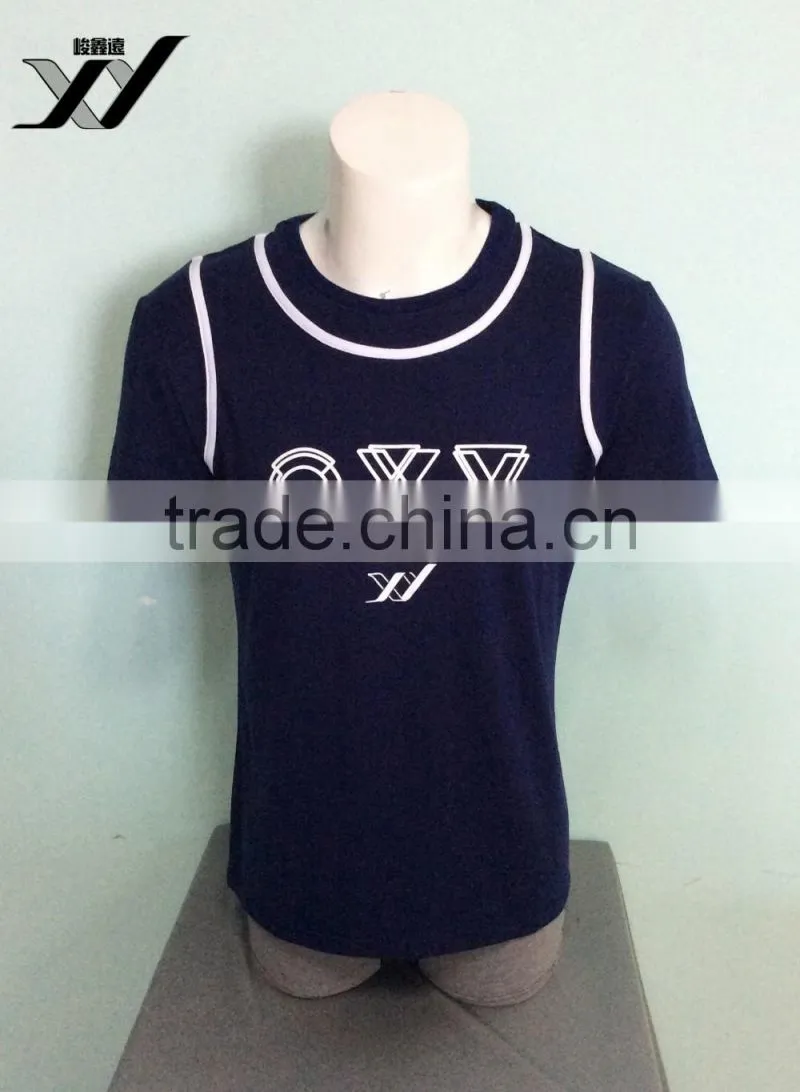 Unisex t-shirt with company logo pattern