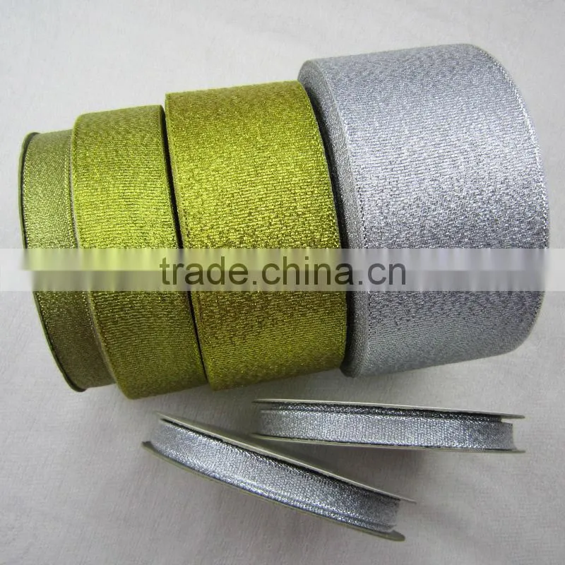 Silver glitter ribbon