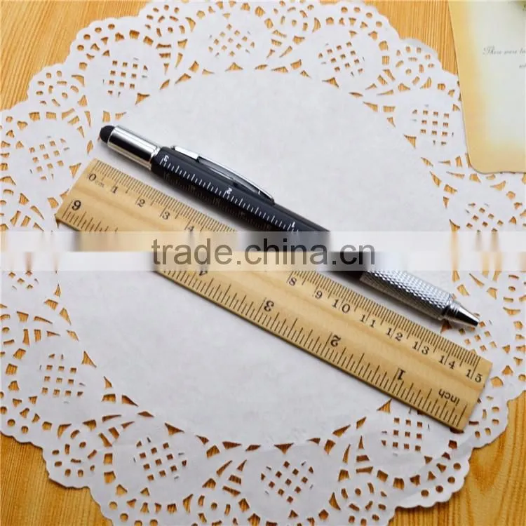 6-in-1 Multi-Functional Ball pen ,can customize the logo