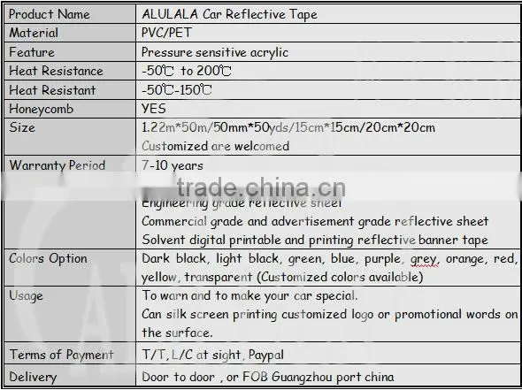 reflective car wrap vinyl