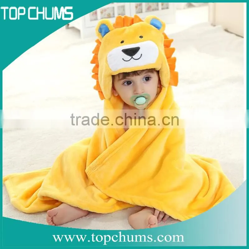 Top quality custom diy personalized bathrobes kids with animal hood