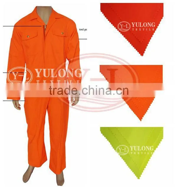 wholesale EN20471 fluorescent hi vis workwear uniforms with high visibility fabric
