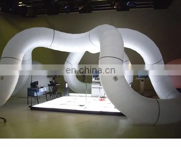 Large Inflatable Tangle with Stage for exhibition event decoration