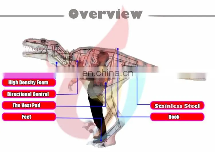 Artificial Dinosaur Type mechanical dinosaur costume