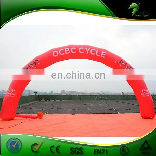 8m Width PVC Top Sale Inflatable Finish Line Arch
