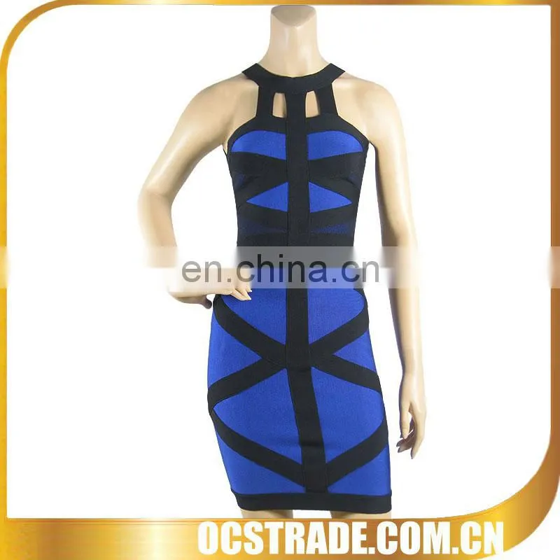 blue korean evening dresses