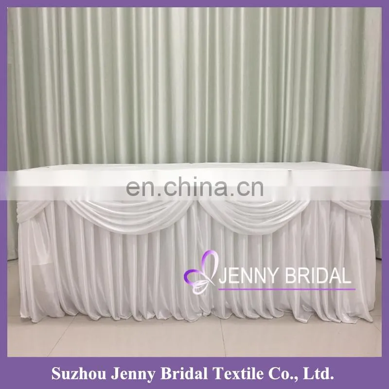 TS055H curly willow table cloth argos custom table cloth