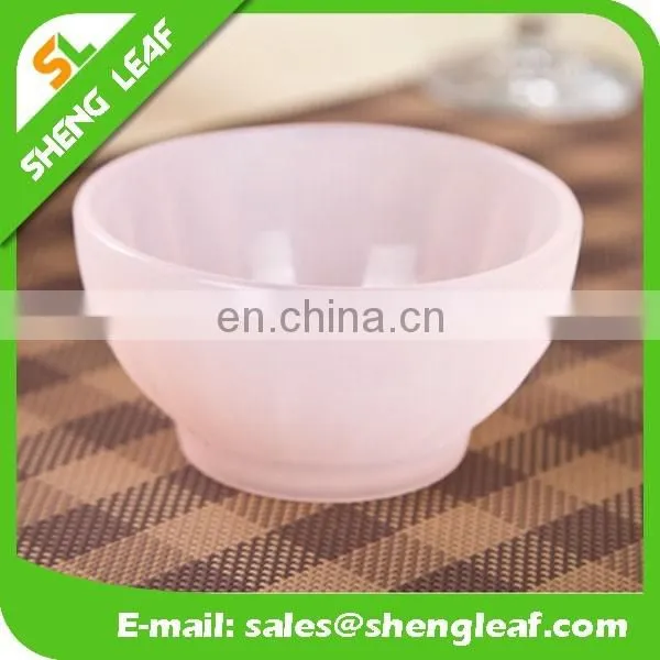 Transparent PMS colorful Silicone lunch food serving bowls for kids