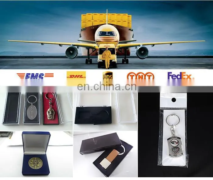 Custom made cheap wholesale square key chain