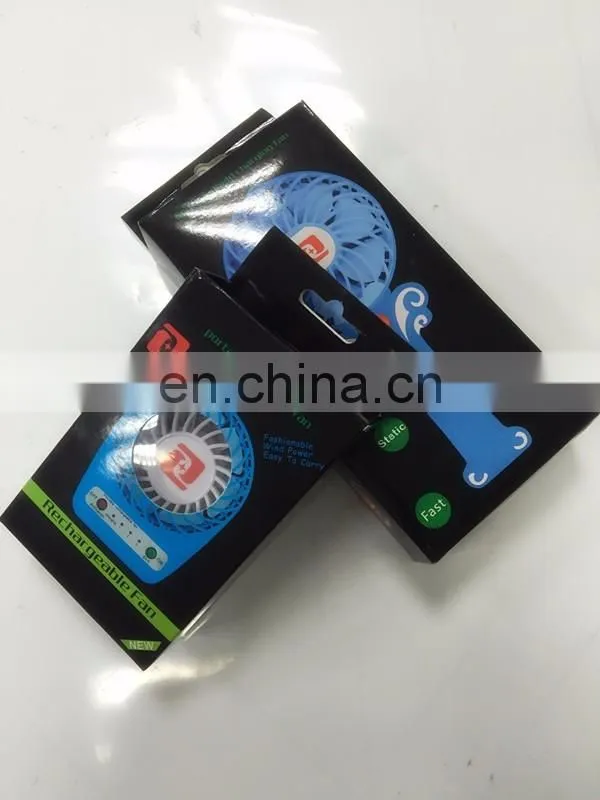 Multi-Functional Portable 18650 Rechargeable USB Mini Desk Fan With Customized Logo