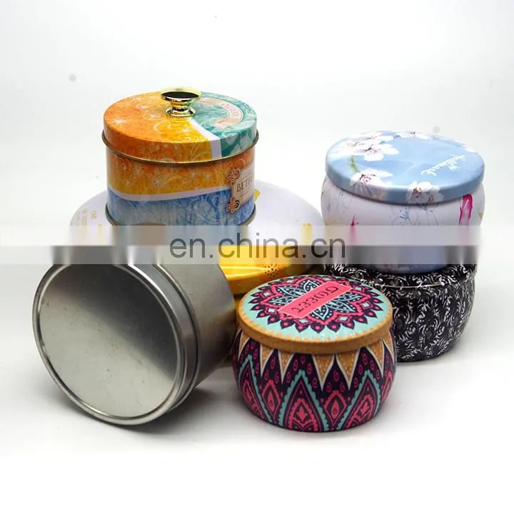 Great price various sizes pirintings and models tin candle set