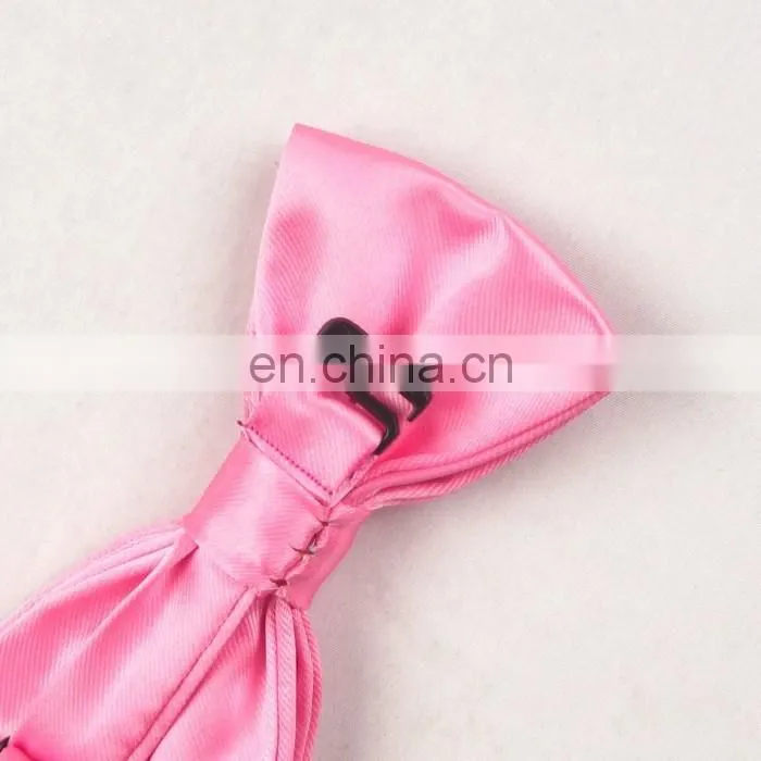 fashion design white wedding plain bow tie mens
