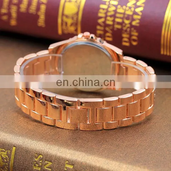 New arrival hot sale women watch crystal gold watch luxury watch