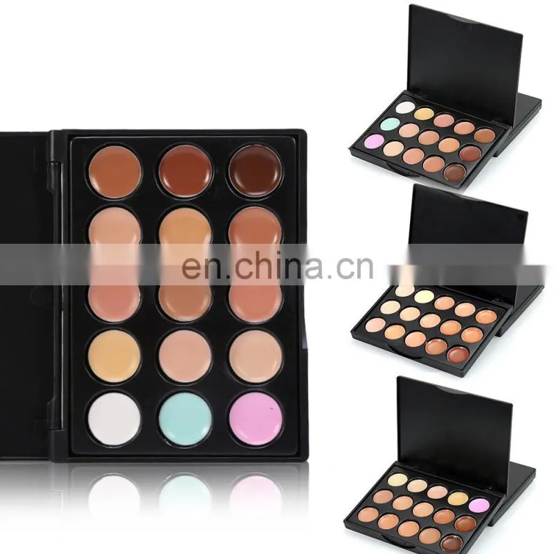 Waterproof 15 Colours Concealer Palette cream