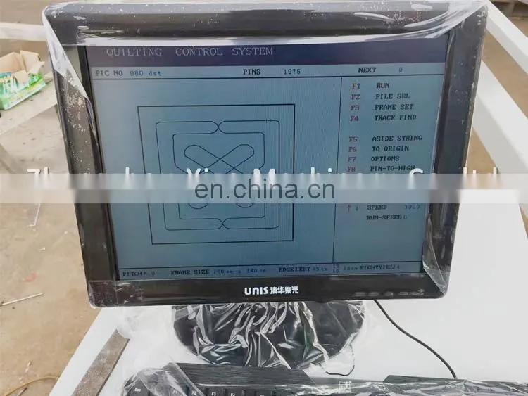 Cheap price computer controlled single head quilting machine for sale