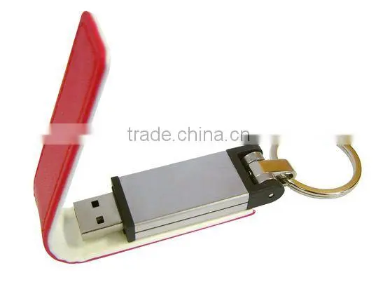 2GB leather promotion usb flash drive