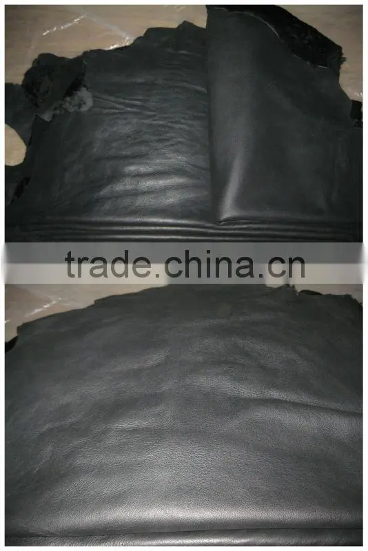 2015 hot sale black sheepskin double face lining