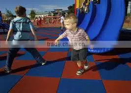 Amusement park rubber flooring for children