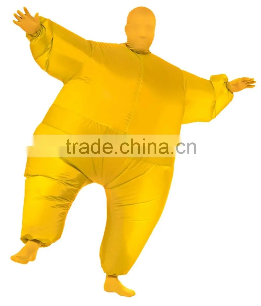 Yellow Inflatable Adult Costume large