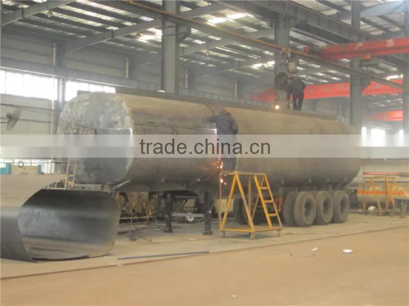 3 axles crude oil tanker trailer