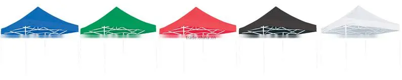 40mm Aluminum Fold Tent 10ft X 20 ft With All Metal Connectors, Custom Print Canopy& Valance,1 full wall & 1 half side wall