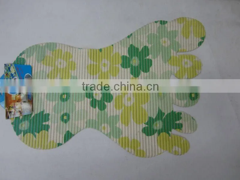 floor mat ,bathroom mat feetshape mat