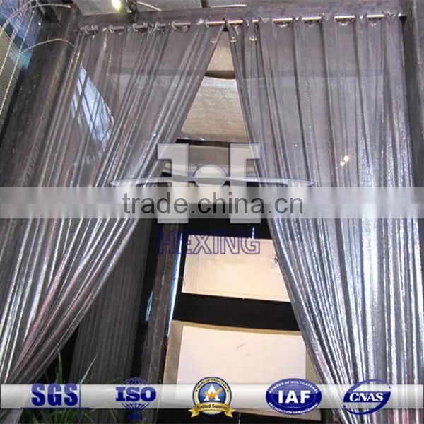 Metallic Cloth Curtain Interior Decorative Mesh